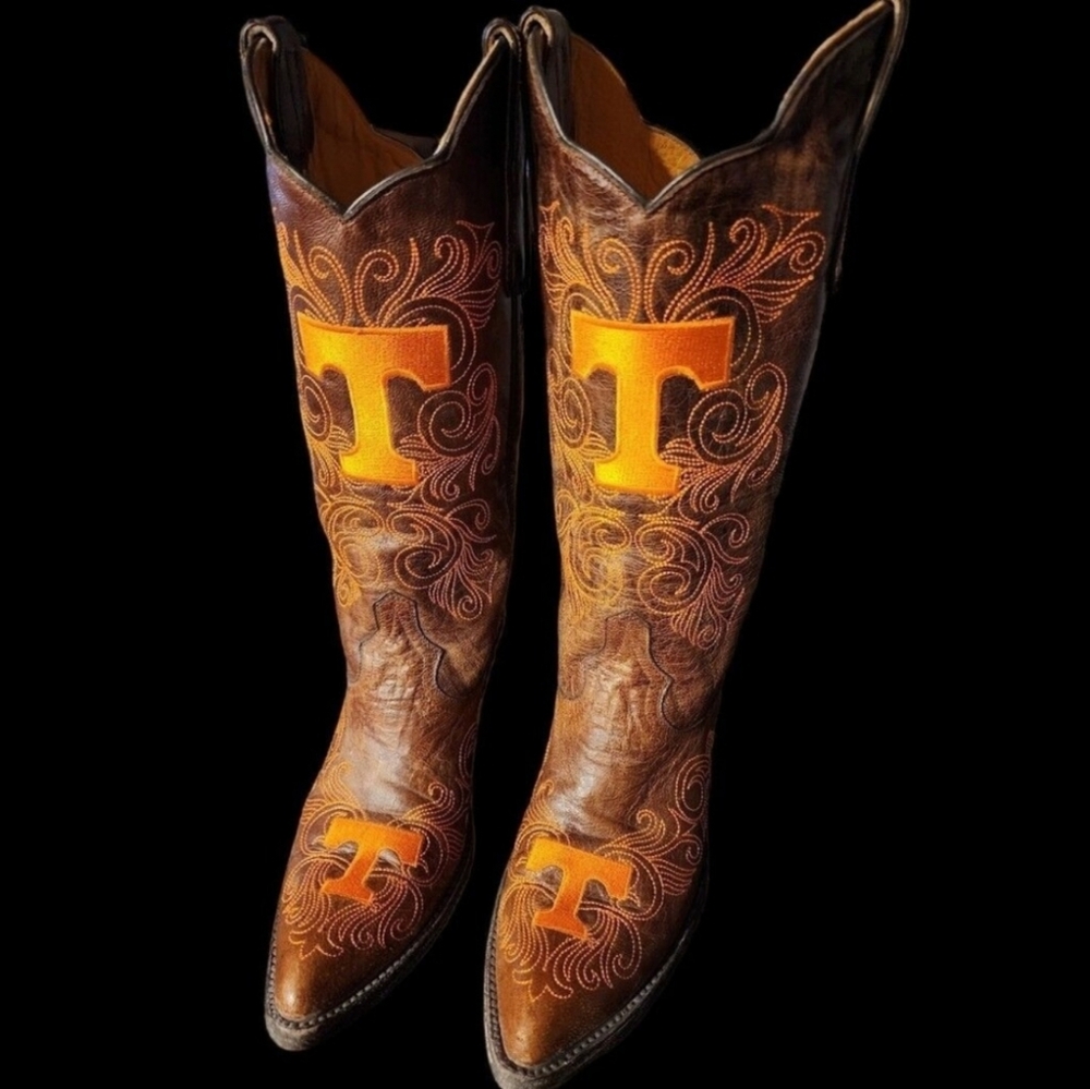 NWT Women's University Of Tennessee Vols Gameday 13" Cowboy Boots - Picture 6 of 10